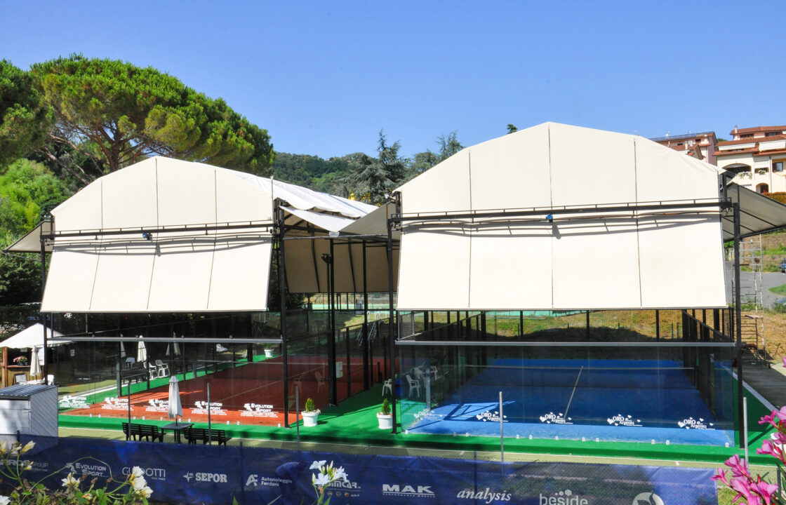 I due campi da padel panoramici del Circolo Tennis Spezia