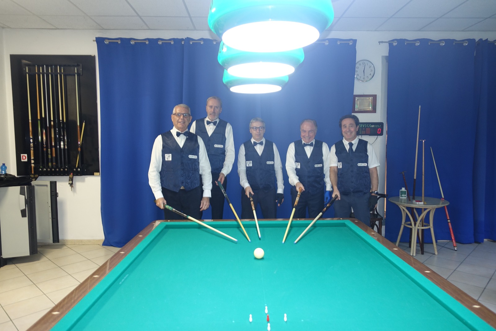 Squadra di biliardo del Circolo Tennis Spezia