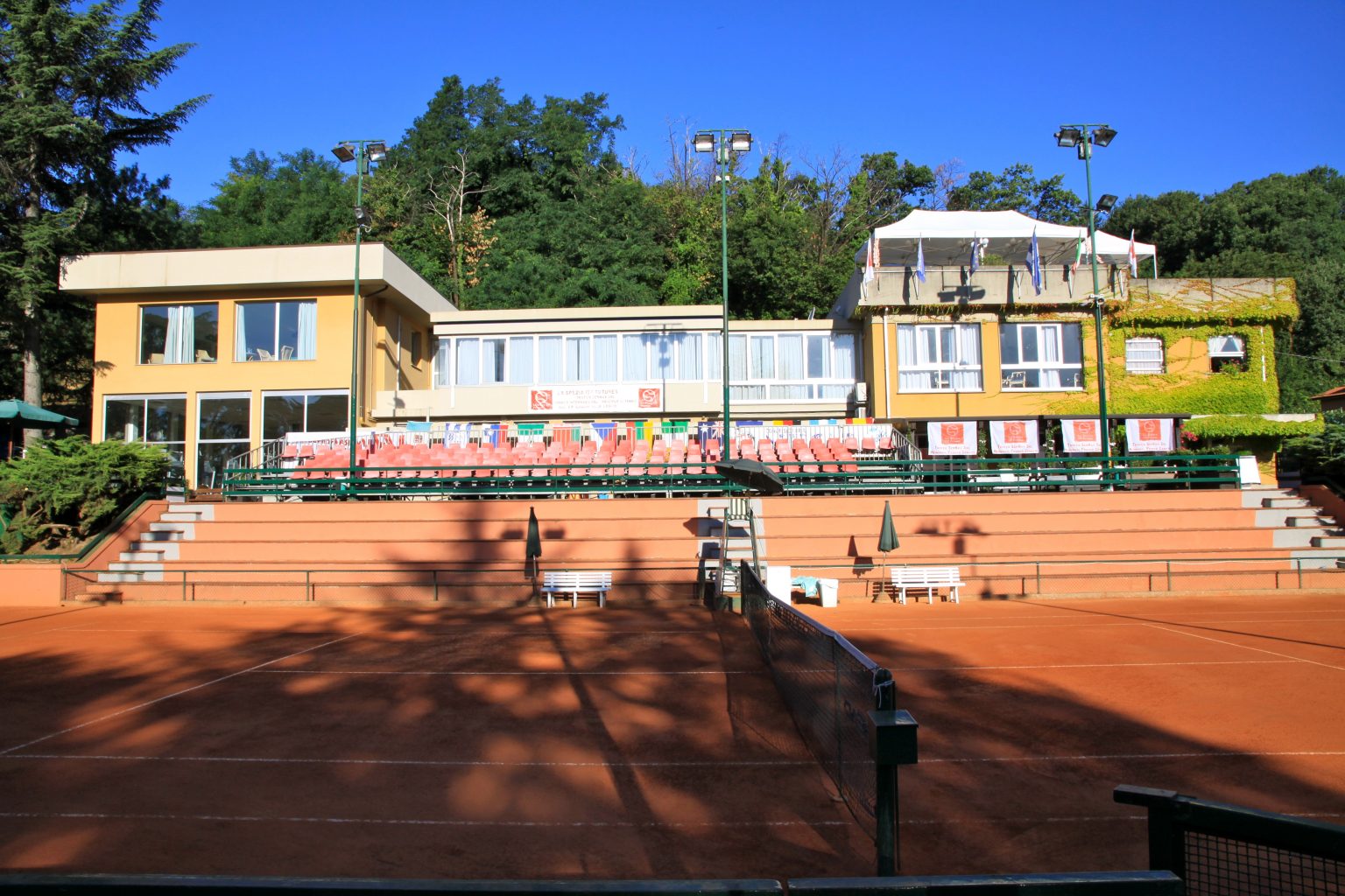 Campo centrale del Circolo Tennis Spezia