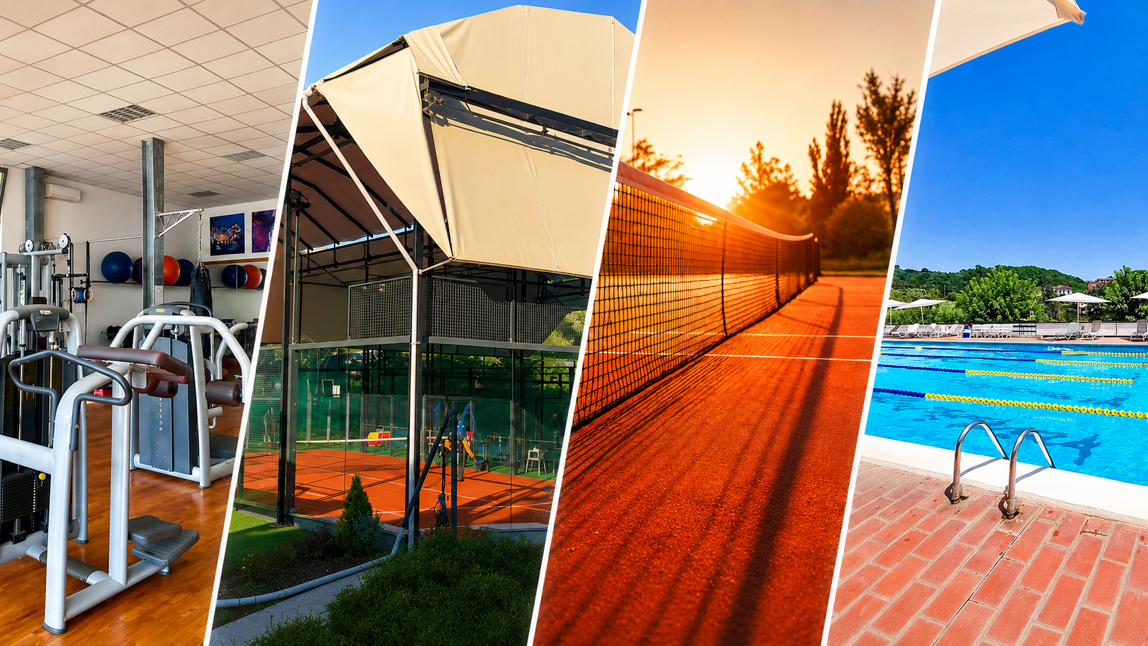 Vista dei campi del Circolo Tennis Spezia
