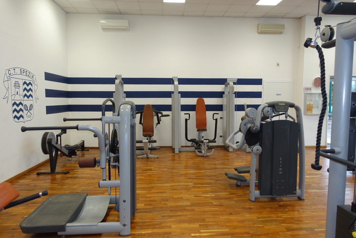 Spazi e macchine per la preparazione atletica al Circolo